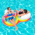 BESTWAY Inflatable Double Float With Backrest 186x116 cm
