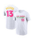 ფოტო #2 პროდუქტის Men's Manny Machado White San Diego Padres City Connect Name and Number T-shirt