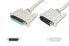 Фото #1 товара DIGITUS Datatransfer extension cable, D-Sub25/M - D-Sub25/F