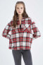 Фото #10 товара Coool Oversize Fit Uzun Kollu Flanel Gömlek Y5979az22wn