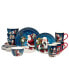 Фото #1 товара Santa's Secret 16 Pc. Dinnerware Set, Service for 4