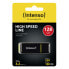 Фото #5 товара Intenso High Speed Line - 128 GB - USB Type-A - 3.2 Gen 1 (3.1 Gen 1) - 250 MB/s - Cap - Black - Yellow
