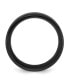 ფოტო #3 პროდუქტის Stainless Steel Black IP-plated Star Sandstone Inlay Band Ring