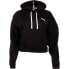 Фото #1 товара Puma Cropped Logo Half Zip Hoodie Womens Size L Casual Athletic Outerwear 67150
