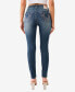 Фото #3 товара Women's Jennie No Flap Ladder Stitch Super Skinny Jean