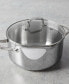 Фото #5 товара Clad H3 Stainless Steel 6 Quart Dutch Oven with Lid