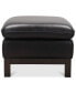 Virton 24" Leather Ottoman, Created for Macy's