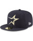 Фото #1 товара Men's Navy Houston Astros Cooperstown Collection Wool 59FIFTY Fitted Hat