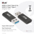Club 3D USB 3.2 Gen1 Type A to USB 3.2 Gen1 Type C Adapter M/F - USB A - USB TYPE C - 3.2 Gen 1 (3.1 Gen 1) - Black