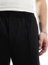 Weekday Ken relaxed fit shorts in black M - фото #5