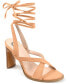 ფოტო #1 პროდუქტის Women's Adalee Tie-Up Sandals