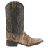 Фото #2 товара Ferrini Hunter Square Toe Cowboy Mens Black, Brown Casual Boots 11093-28
