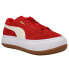 Фото #3 товара Puma Suede Mayu Platform Womens Red Sneakers Casual Shoes 380686-08