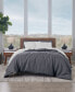 Фото #3 товара French Linen Cotton 3 piece Duvet Cover Set, King/Cal King