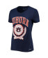 ფოტო #3 პროდუქტის Women's Navy Auburn Tigers T-shirt