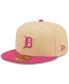 Фото #3 товара Men's Orange and Pink Detroit Tigers Tiger Stadium Mango Passion 59FIFTY Fitted Hat