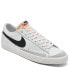 Фото #1 товара Men's Blazer Low 77 Vintage-Like Casual Sneakers from Finish Line