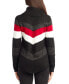 Juniors' Cowlneck Colorblocked Sweater