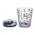 4er Set Glasbecher Sport-Motiv