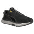 Фото #2 товара Puma Nmj X Wild Rider Blk Lace Up Mens Black Sneakers Casual Shoes 38504801
