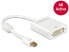 Delock 62604 - 0.2 m - Mini DisplayPort - DVI-I - Male - Female - Gold