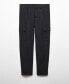 ფოტო #2 პროდუქტის Men's Pleated Cargo Pants