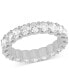 ფოტო #1 პროდუქტის Diamond Oval-Cut Eternity Band (3 ct. t.w.) in Platinum or 14k Gold