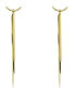 Unmissable gold-plated long earrings Heidi EWE23156G