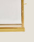 Фото #5 товара Подсвечник стеклянный с золотыми металлическими краями ZARAHOME Golden lantern