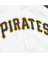 Фото #3 товара Men's Roberto Clemente White/Black Pittsburgh Pirates Cooperstown Collection Legends Lightweight Satin Raglan Full-Snap Jacket