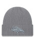 Фото #1 товара Men's Gray Denver Broncos Color Pack Cuffed Knit Hat