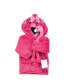 ფოტო #2 პროდუქტის Infant Girl Plush Bathrobe and Toy Set, Flamingo, One Size