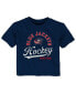 ფოტო #1 პროდუქტის Infant Boys and Girls Navy Columbus Blue Jackets Take The Lead T-shirt