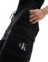 Фото #3 товара Calvin Klein Jeans badge cargo shorts in black