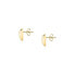 Charming heart-shaped gold-plated earrings Istanti SAVZ06