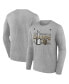 ფოტო #2 პროდუქტის Men's Heather Gray Vegas Golden Knights 2023 Stanley Cup Champions Locker Room Long Sleeve T-shirt