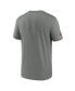 Фото #4 товара Men's Heather Gray Arizona Cardinals Sideline Legend Performance T-shirt