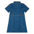 LEVI´S ® KIDS Button Front Denim Short Sleeve Short Dress