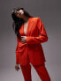 Фото #1 товара Topshop co-ord slim feminine blazer in red