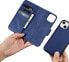 Фото #14 товара iCarer iCarer Wallet Case 2in1 etui iPhone 14 Plus skórzany pokrowiec z klapką Anti-RFID niebieski (WMI14220727-BU)