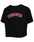 ფოტო #4 პროდუქტის Women's Black Toronto Raptors Classics Boxy T-shirt