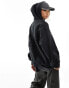 The Couture Club relaxed emblem hoodie in black