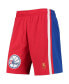 Фото #3 товара Men's Red Philadelphia 76ers 1996-97 Hardwood Classics Swingman Shorts