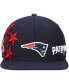 Фото #2 товара Men's New England Patriots Navy Stars Snapback Hat