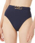 ფოტო #1 პროდუქტის Women's Belted High-Waist Bikini Bottoms