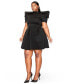 Фото #3 товара Plus Size Karina Neoprene Statement Dress