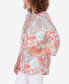 Petite Silky Floral Voile Top