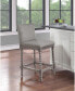 Фото #13 товара Abbott 26" Spindle Counter Stool with Frame and Faux Leather