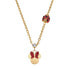 Фото #1 товара Колье Disney Minnie Mouse Gold Plated Necklace.