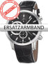 Фото #1 товара Ремешок Bossart Leather Strap Black Silver